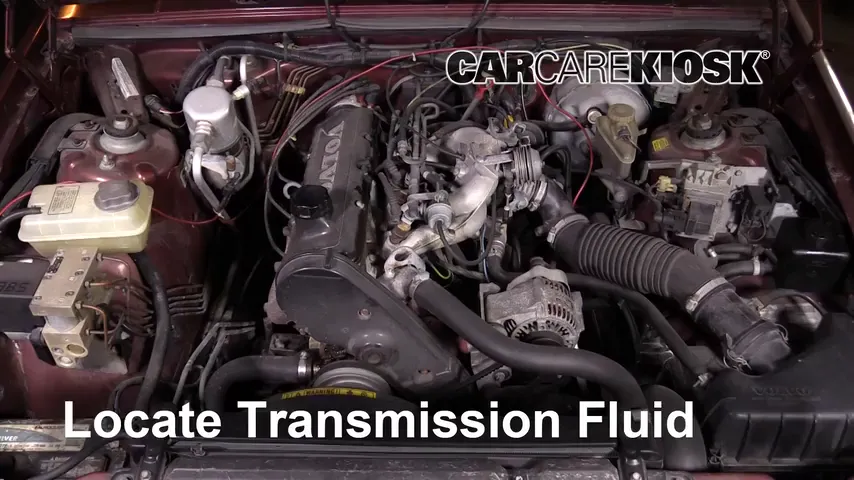 1992 Volvo 740 2.3L 4 Cyl. Wagon Transmission Fluid Add Fluid